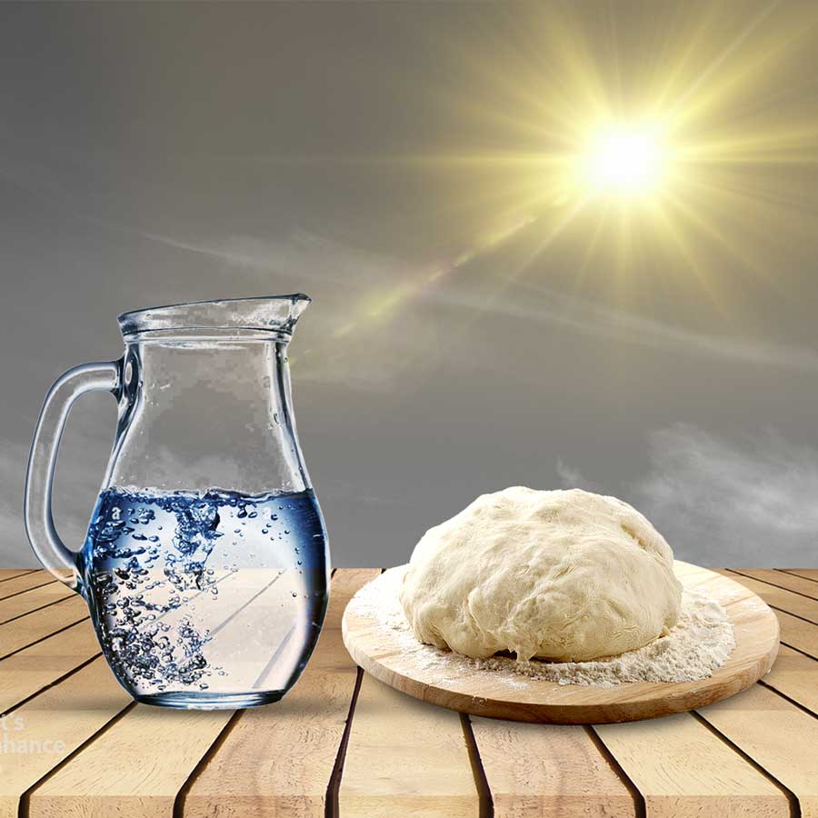 خمیر کردن با آب سرد